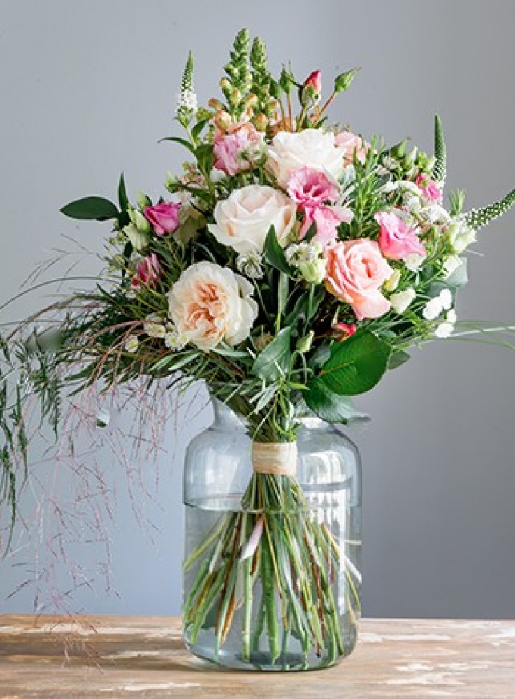 Pink Vase Bouquet | Twig & Twine