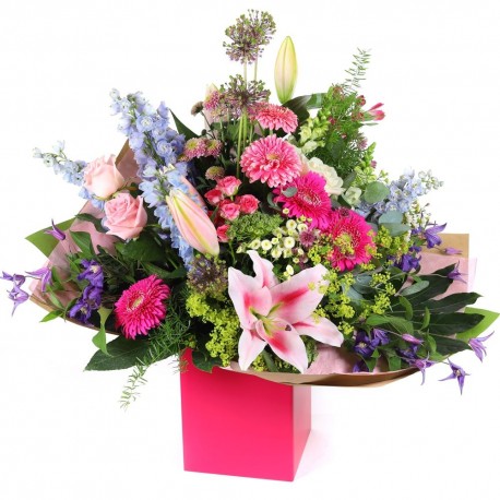 Grand Affection Box Arrangement.